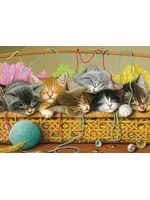 Cobble Hill CH58865: Kittens in Basket Tray (Puzzle35)