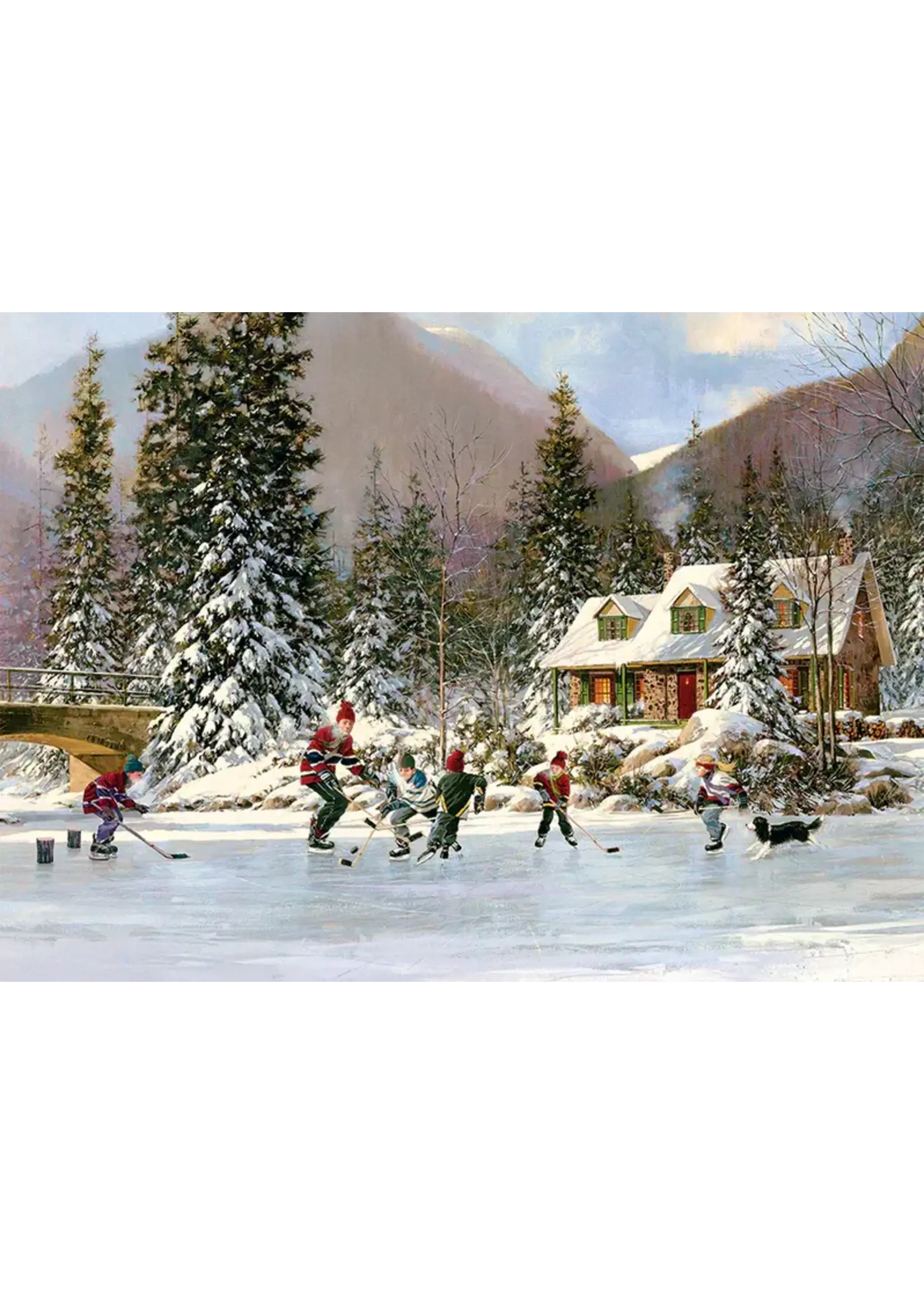 Cobble Hill CH58874 Hockey Pond (TrayPuzzle35)