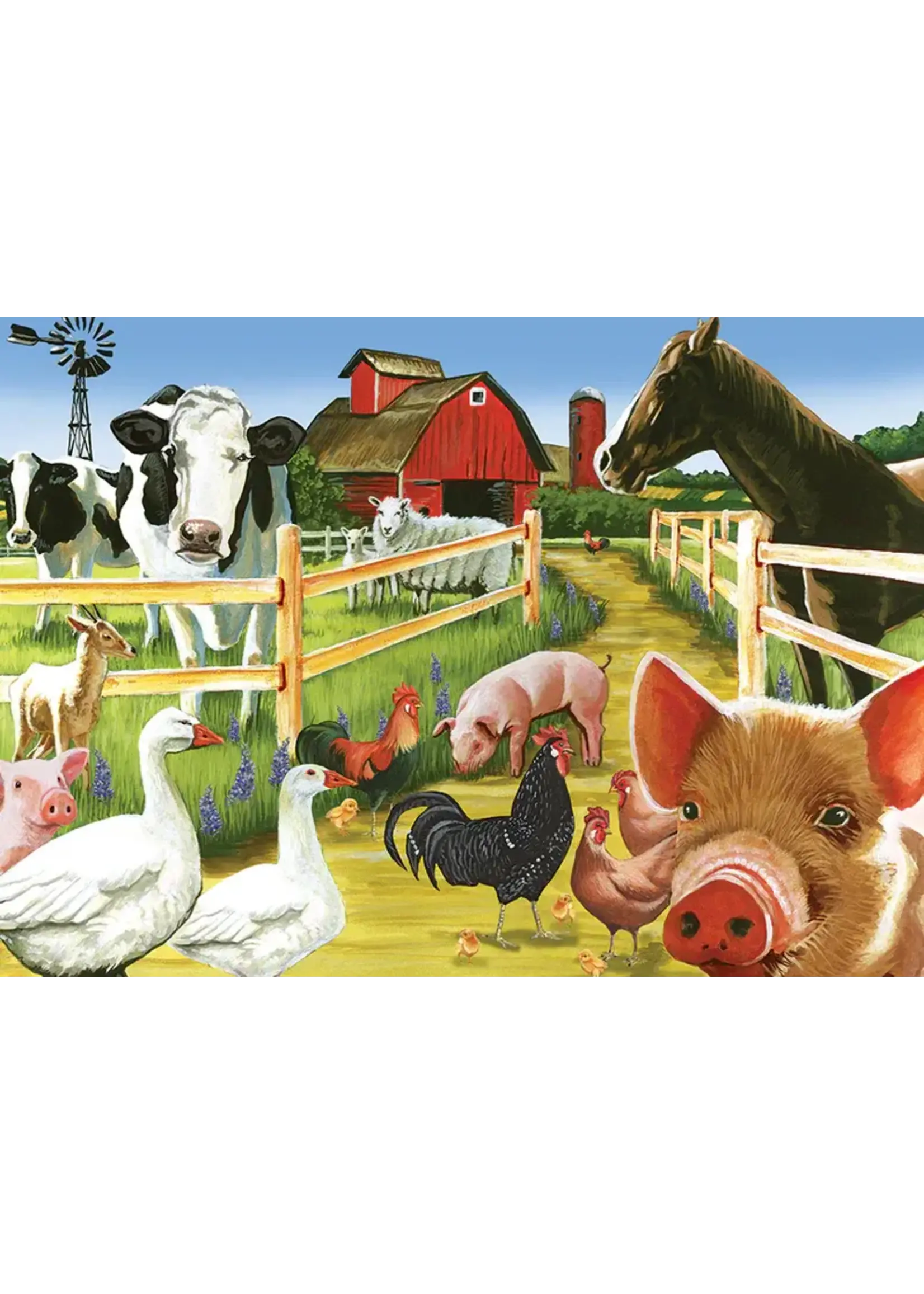 Cobble Hill CH58880 Farmyard Welcome (TrayPuzzle35)