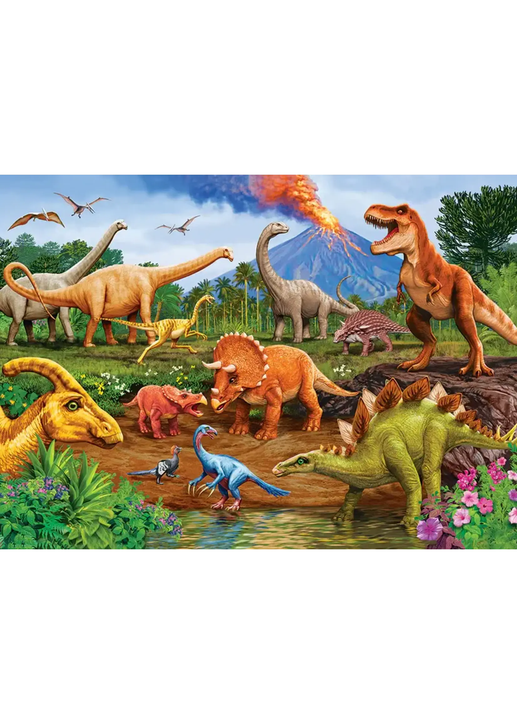 Cobble Hill CH58913 Triceratops & Friends (TrayPuzzle35)