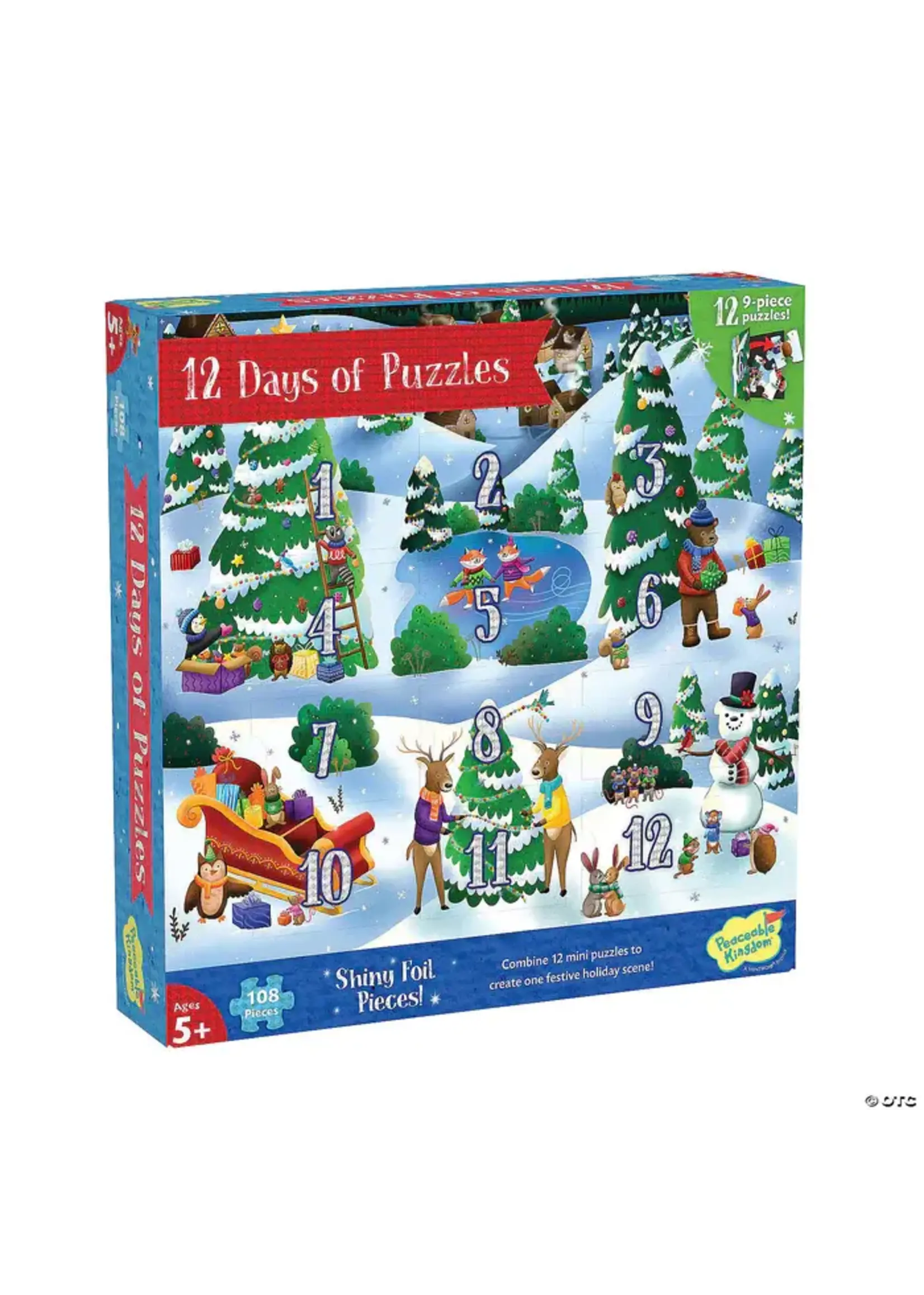 MindWare MW16245 12 Days of Puzzles (Puzzle12x9)
