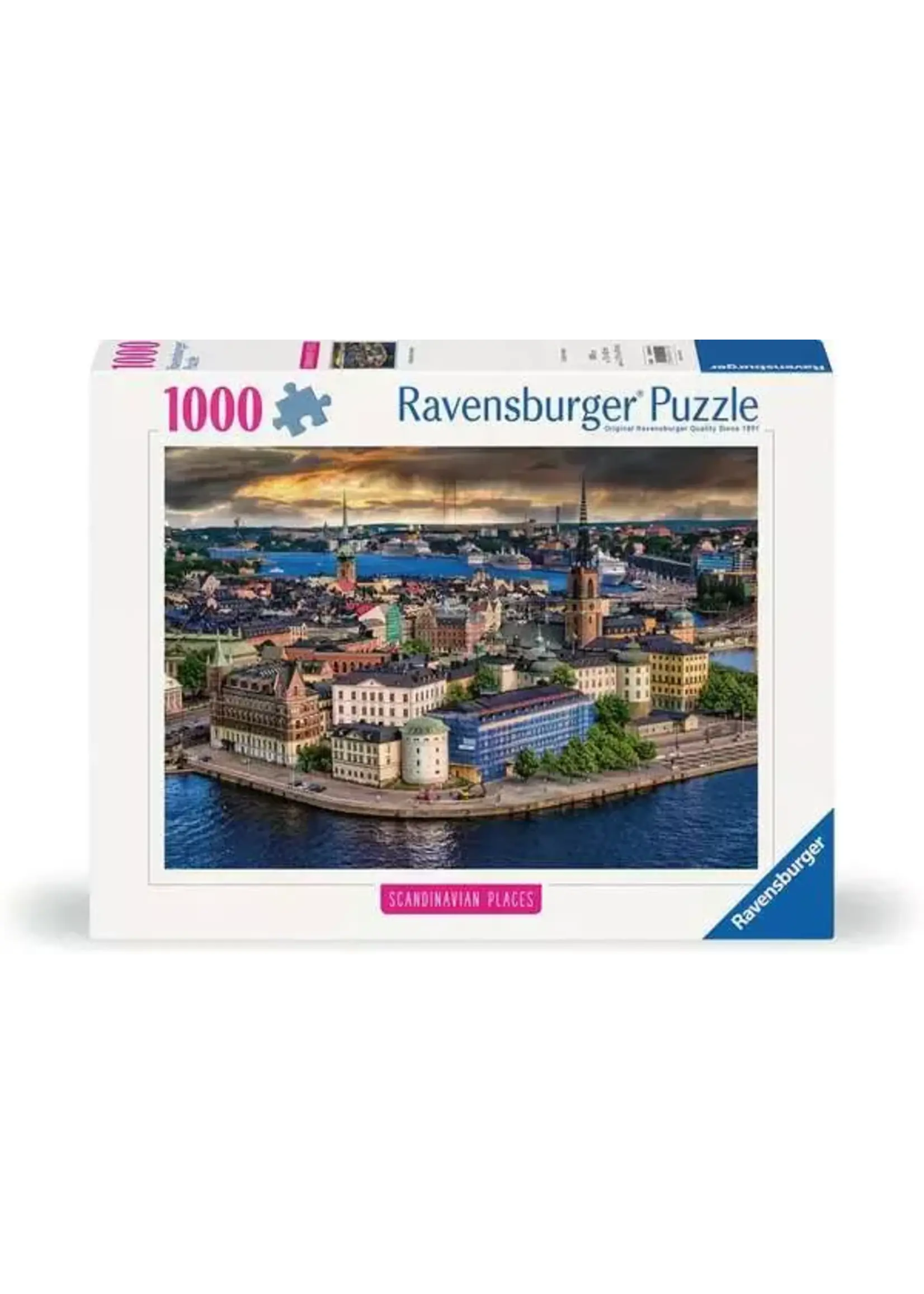 Ravensburger RAV12000114 Scandinavian Places - Stockholm, Sweden (Puzzle1000)