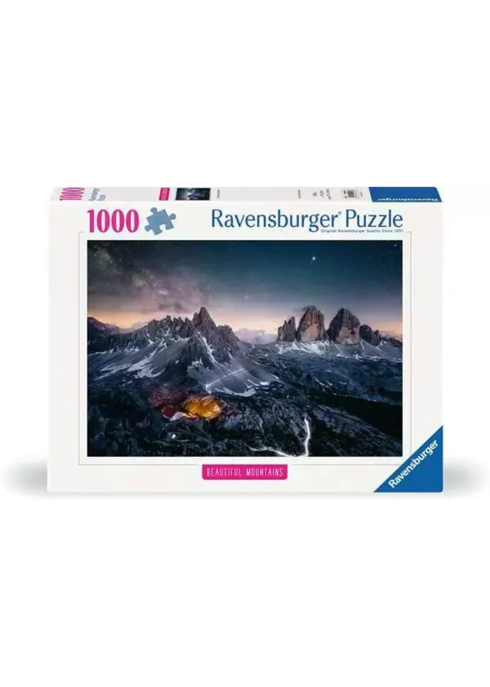 Ravensburger RAV12000256 Beautiful Mountains Three Peaks, Dolomites (Puzzle1000)