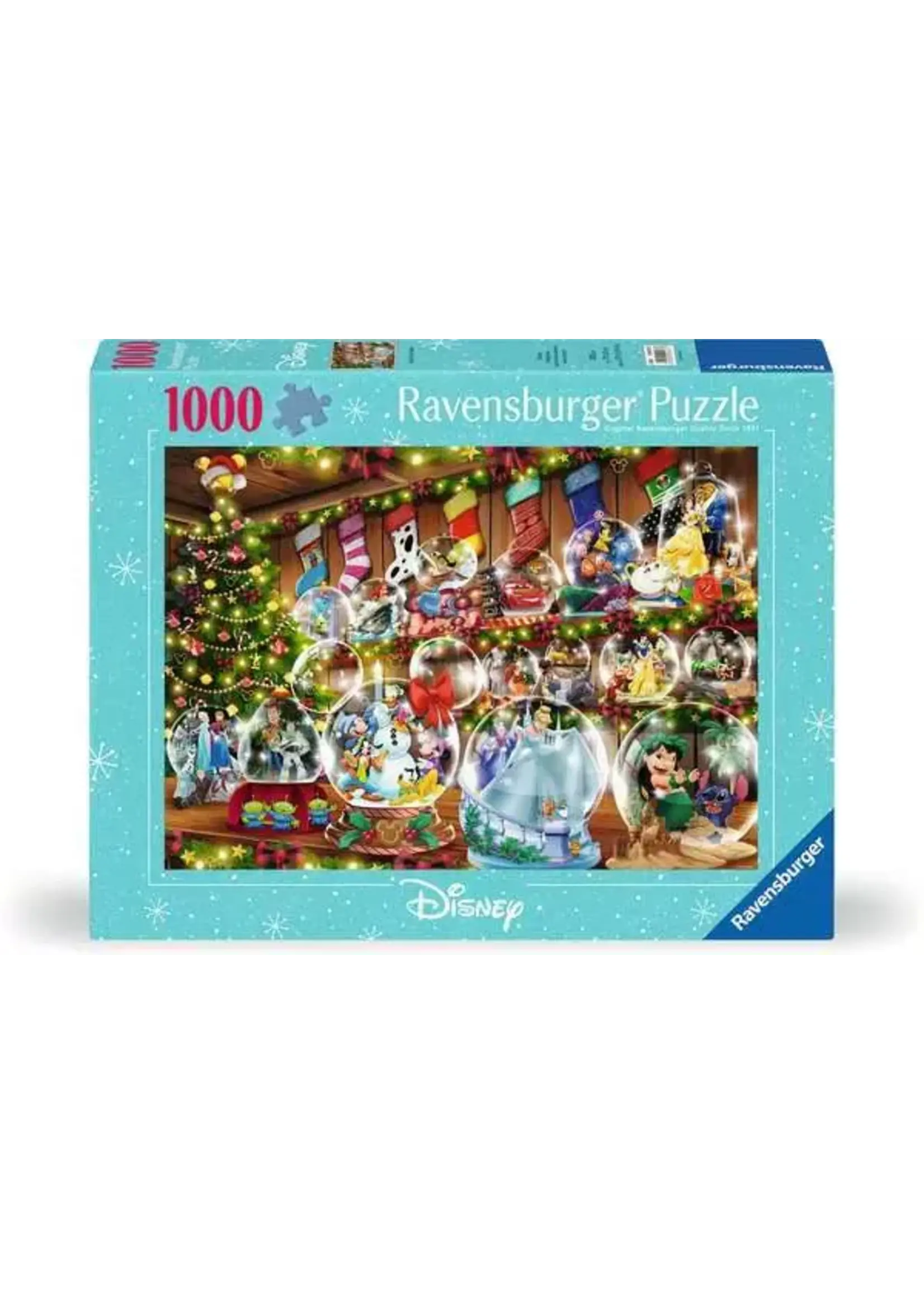 Ravensburger RAV12000537 Disney Christmas Snow Globes (Puzzle1000)