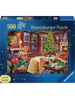 Ravensburger RAV12001805 Cozy Christmas Retreat (Puzzle500)