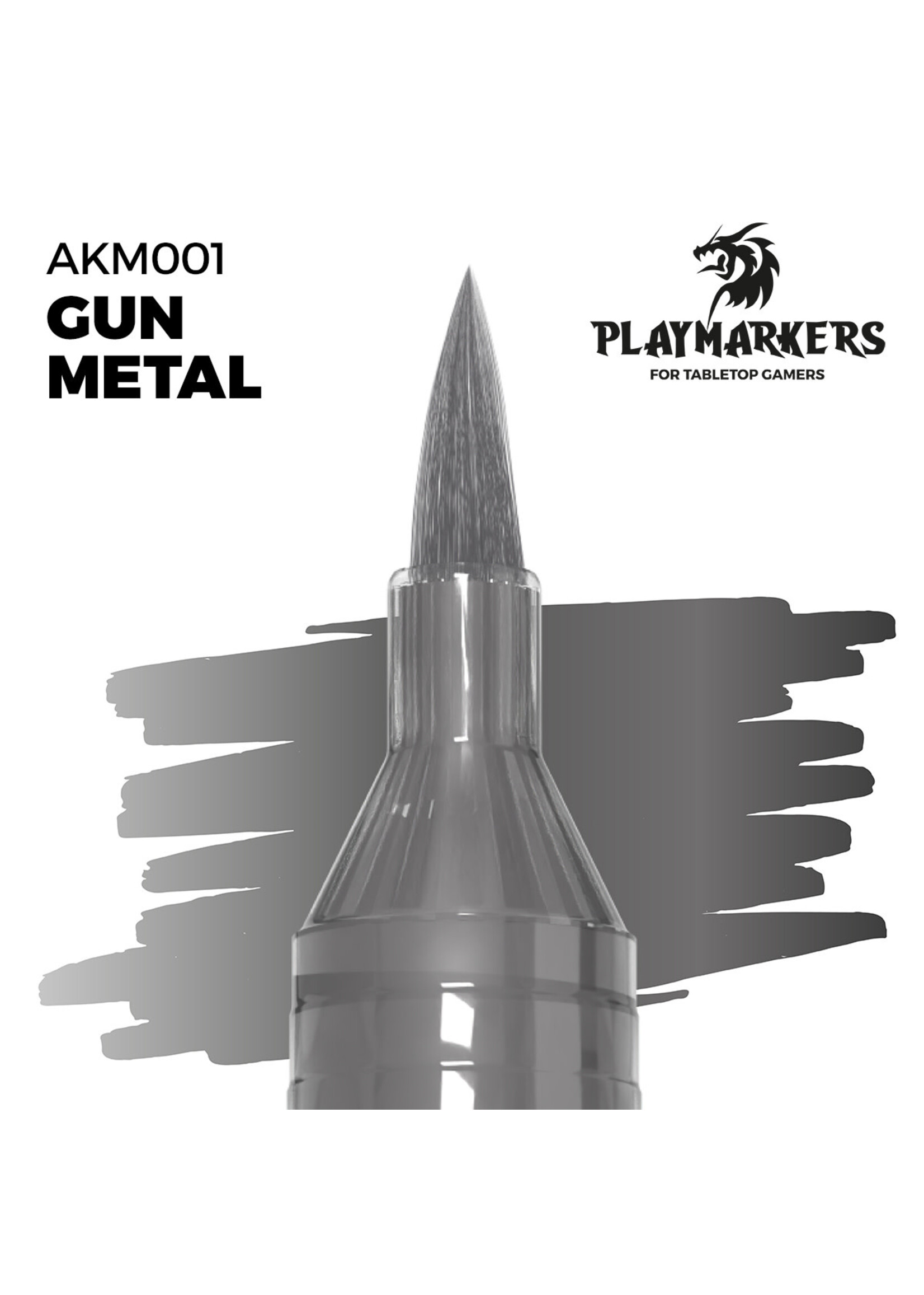 AK Interactive AK-M001 Gun Metal Playmarker