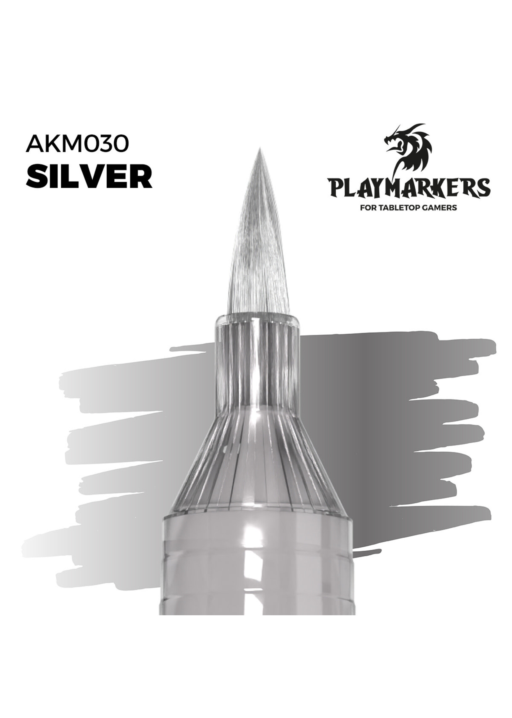 AK Interactive AK-M030 Silver Playmarker