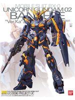 Bandai BNDAI-2430026 MG RX-0 Unicorn Gundam 02 Banshee Ver.Ka (1/100)