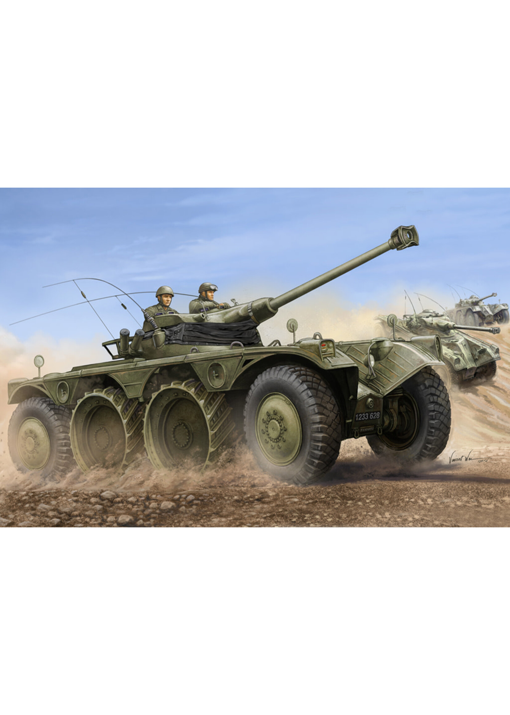 Hobby Boss HOBSS82490 French EBR-11 Wheeled Reconnaissance Vehicle (1/35)