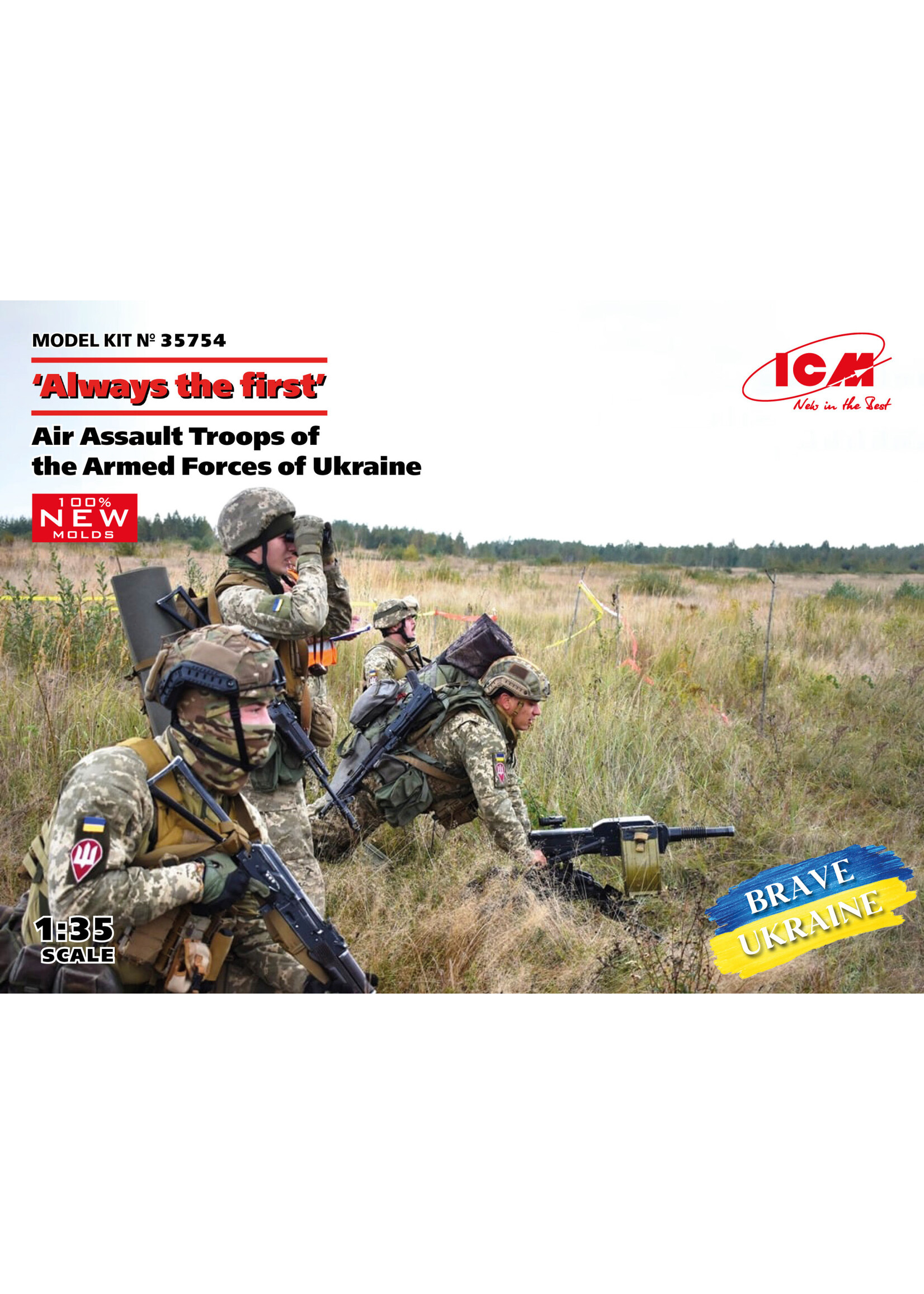 ICM ICM35754 Always the First Ukraine Air Assault Troops (1/35)