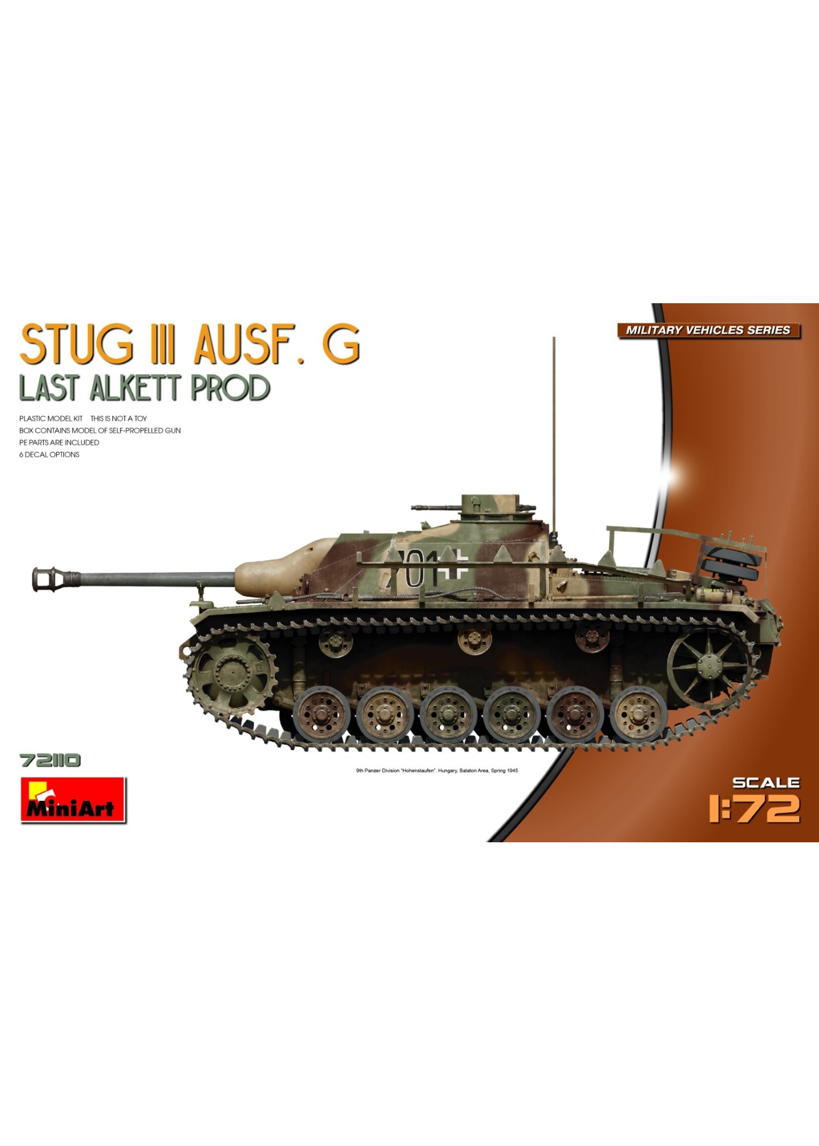 MiniArt MIART72110 StuG III Ausf.G Last Alkett Production (1/72)