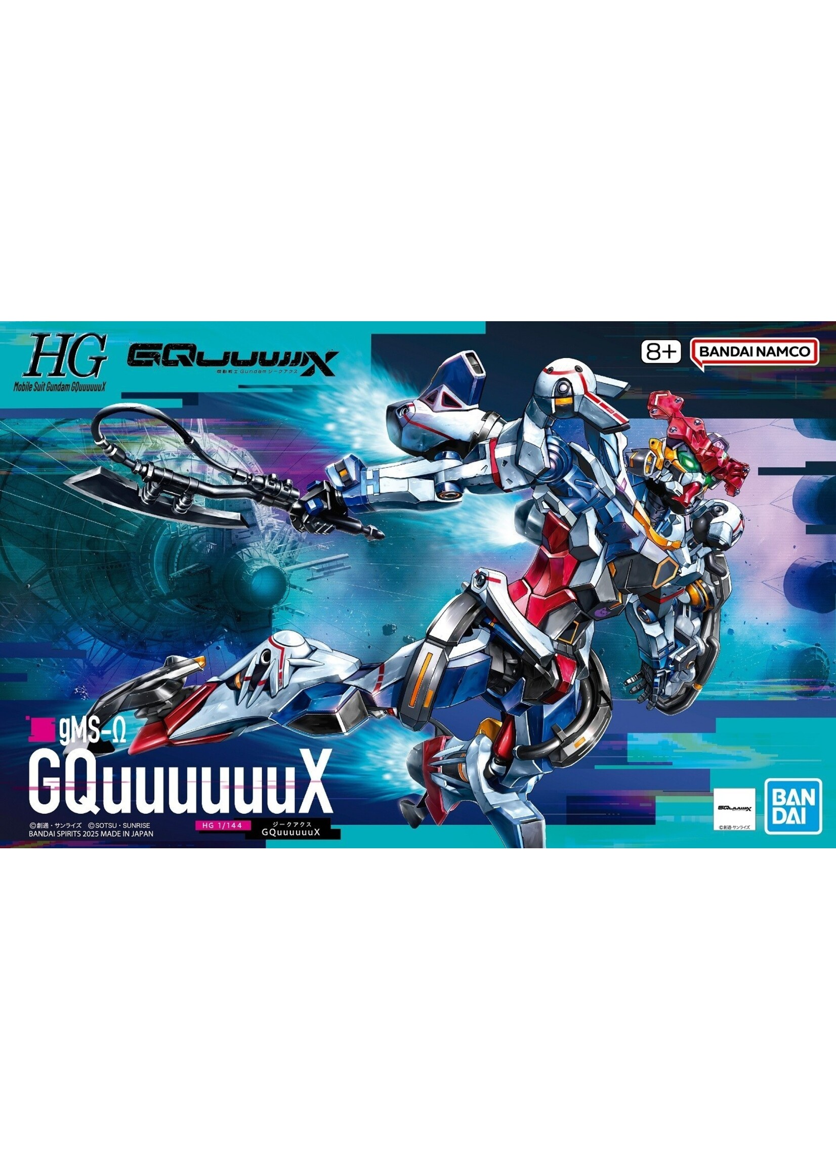 Bandai BNDAI2738675 HG Mobile Suit Gundam GQuuuuuuX (1/144)