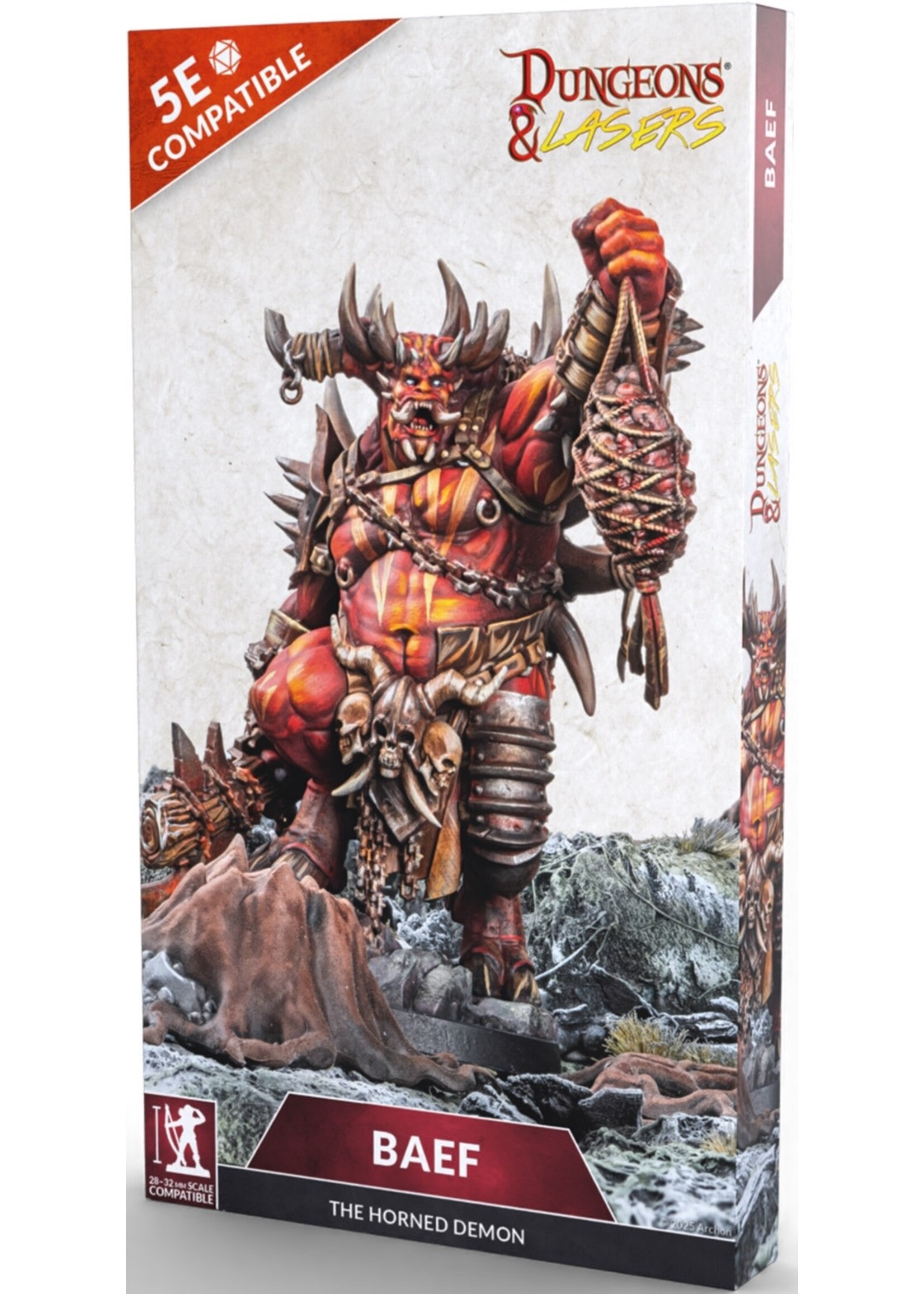 Archon Studio Dungeons & Lasers Caves Series Baef The Horned Demon