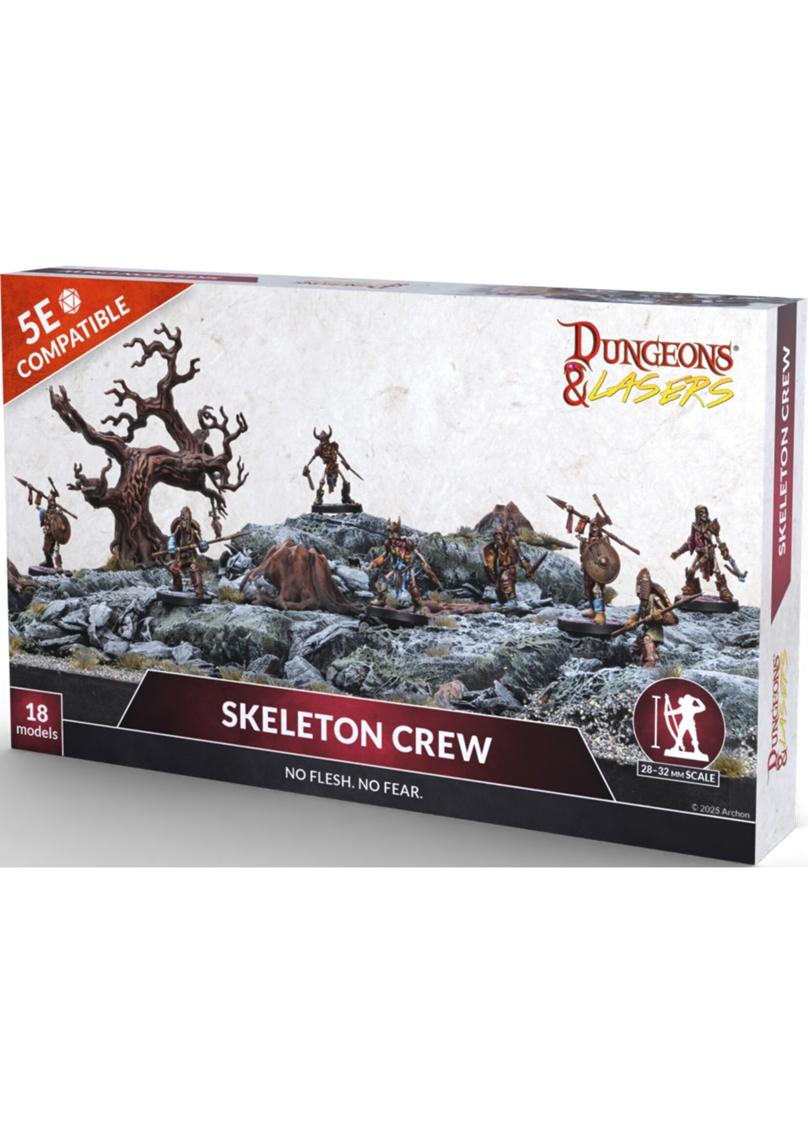 Archon Studio Dungeons & Lasers Caves Series Skeleton Crew