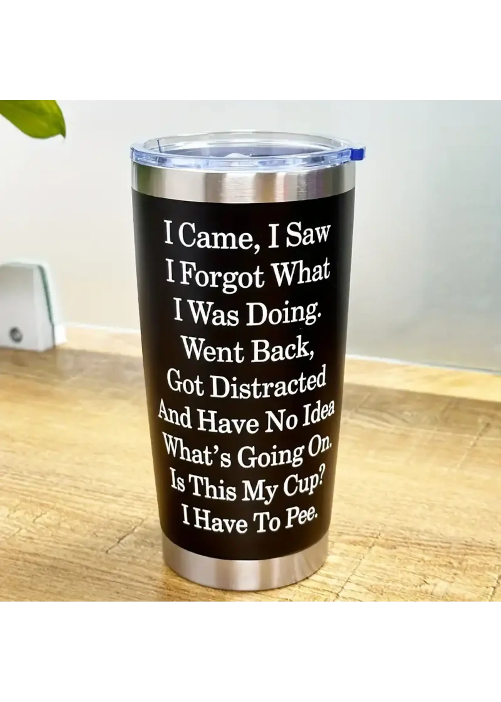 Tumbler 20oz I Came, I Saw, I Forgot What I Was Doing