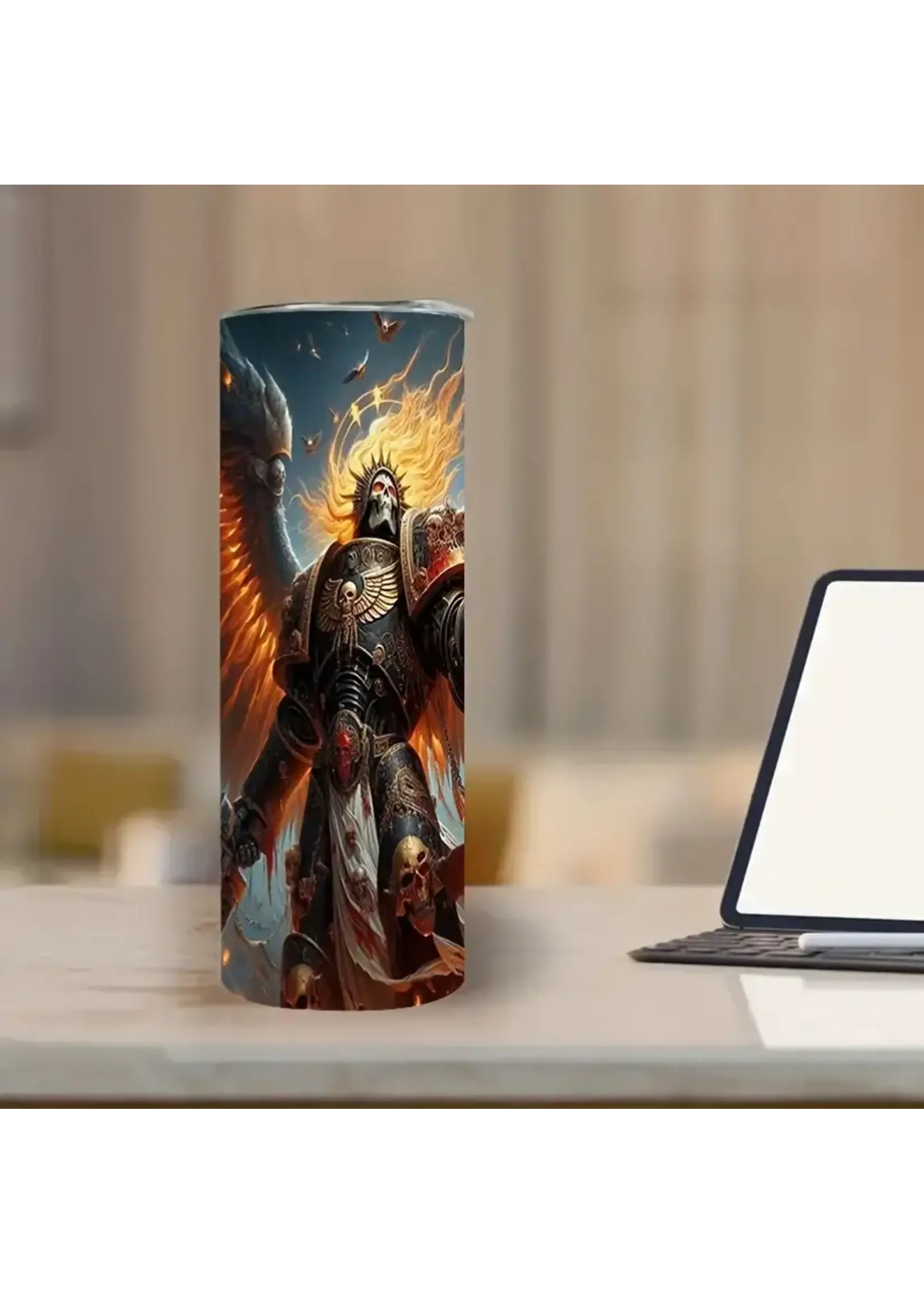 Tumbler 20oz Winged Space Warrior
