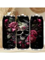 Tumbler 20oz Gothic Rose & Skull