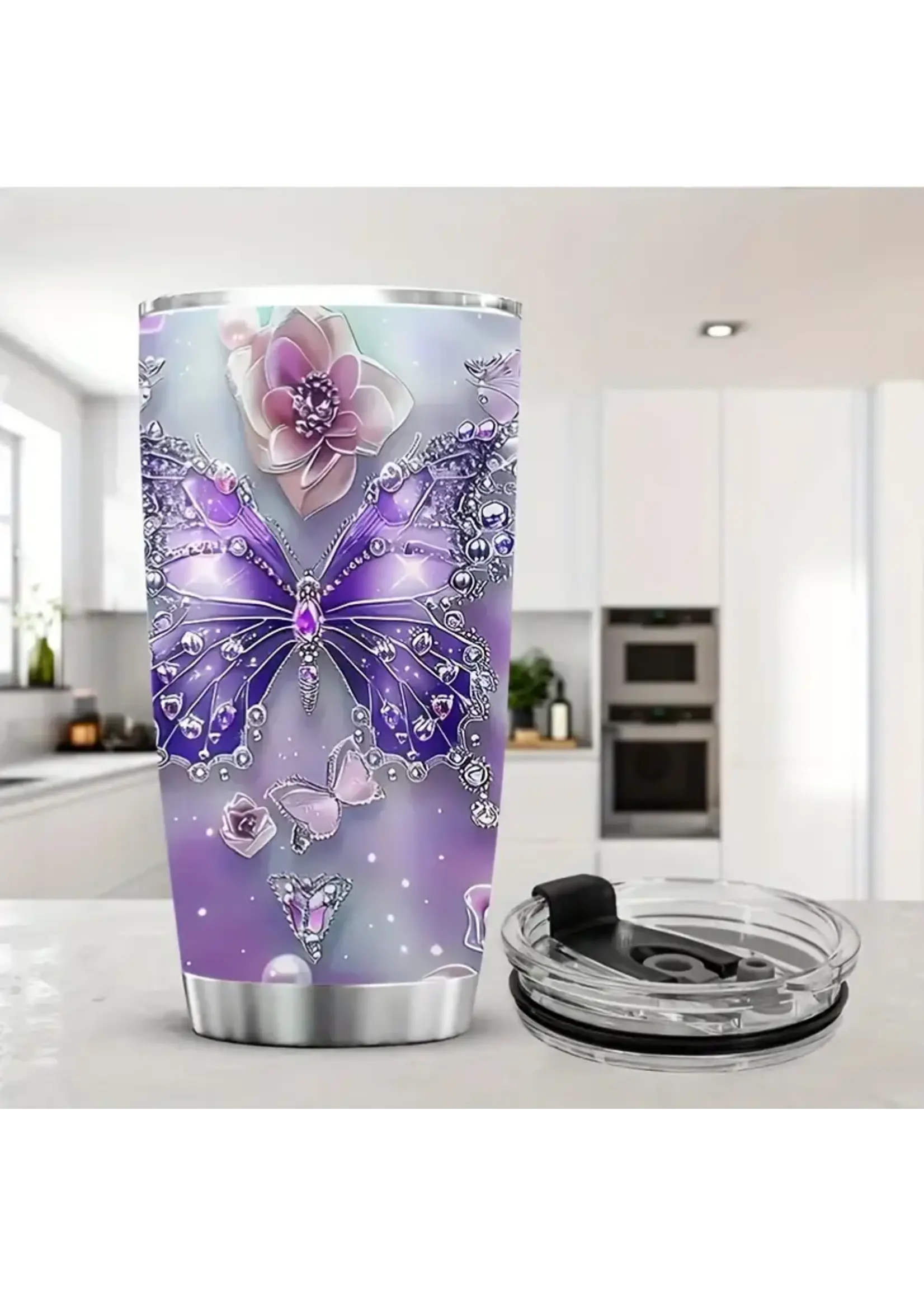 Tumbler 20oz Butterfly