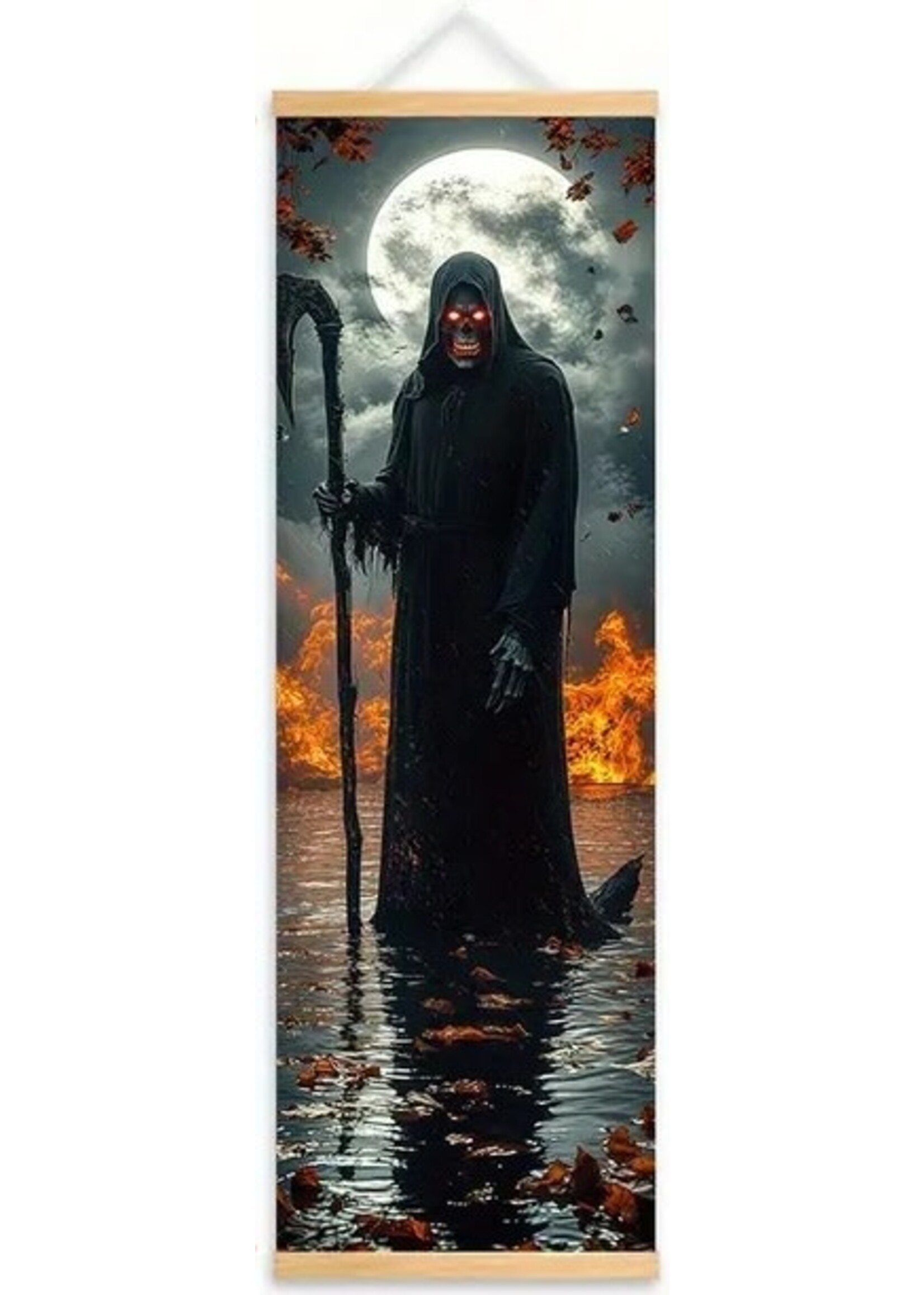 Hanging Wall Banner 15x47 Inch Dark Horror #1