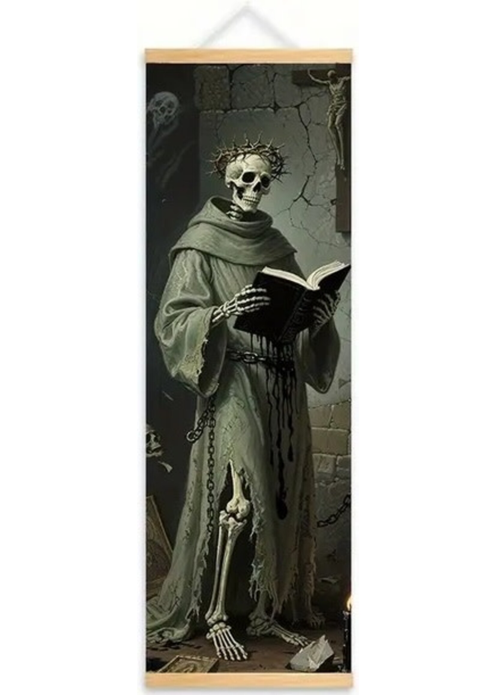 Hanging Wall Banner 15x47 Inch Dark Horror #2