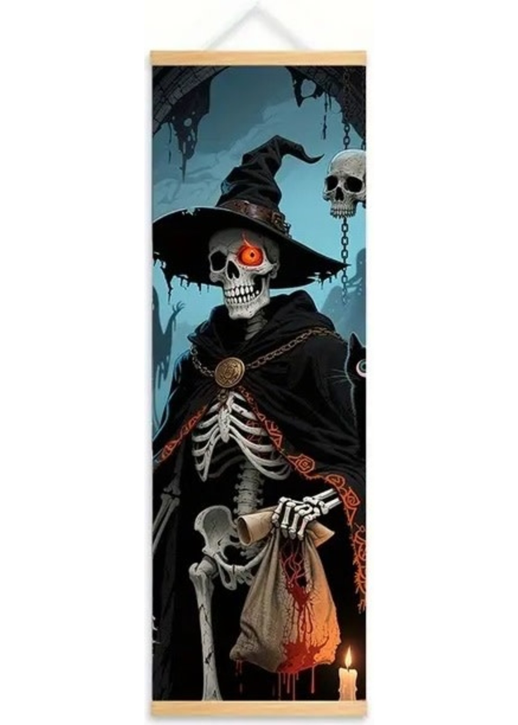 Hanging Wall Banner 15x47 Inch Dark Horror #3