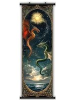 Hanging Wall Banner 15x47 Inch Mythic Dragon #1