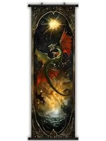 Hanging Wall Banner 15x47 Inch Mythic Dragon #2
