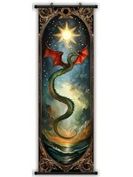 Hanging Wall Banner 15x47 Inch Mythic Dragon #5