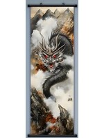 Hanging Wall Banner 15x47 Inch Fantasy Dragon #1