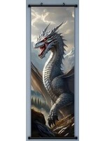 Hanging Wall Banner 15x47 Inch Fantasy Dragon #3