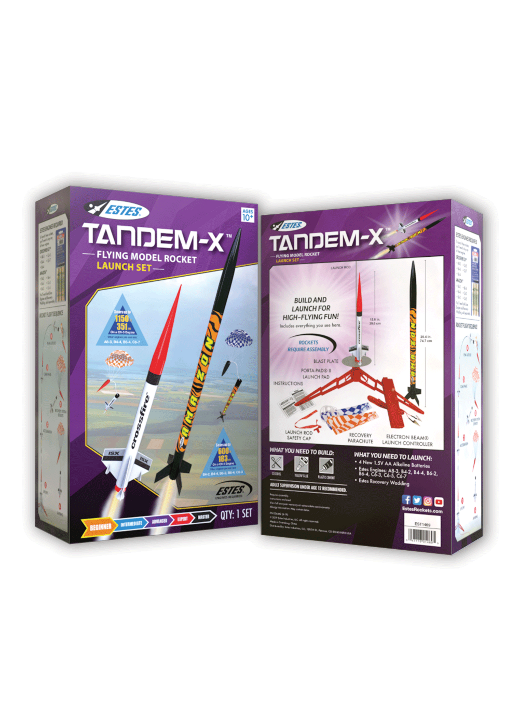 Estes EST1469 Tandem-X Rocket Launch Set