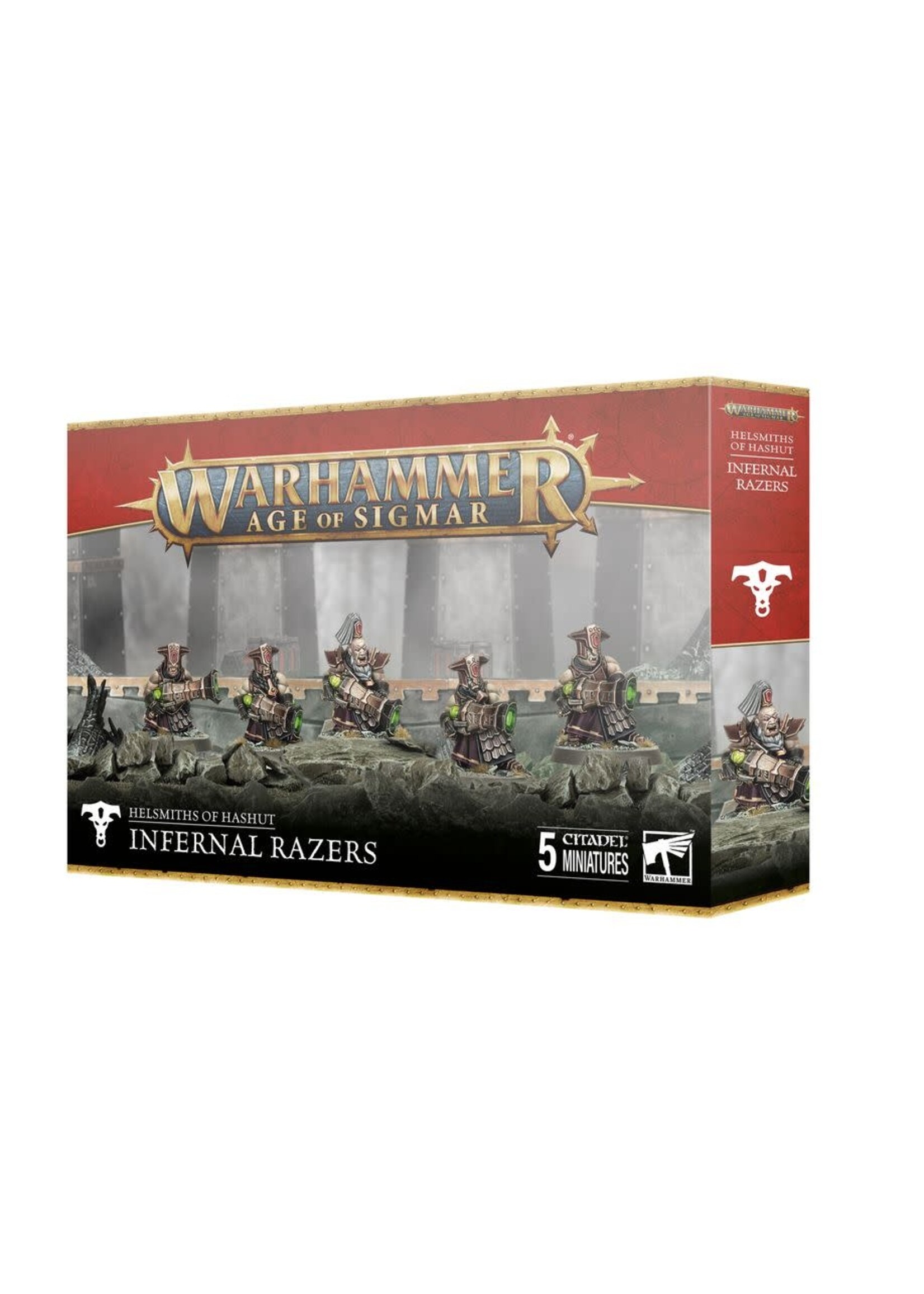 AoS Helsmiths of Hashut Infernal Razers