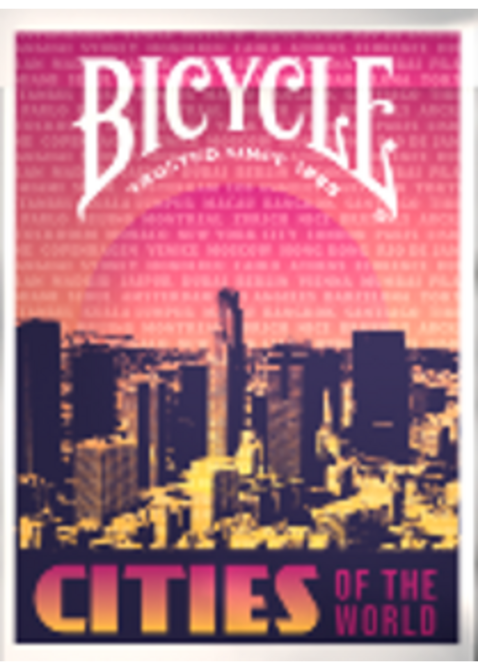 Playing Cards Bicycle Cities of the World