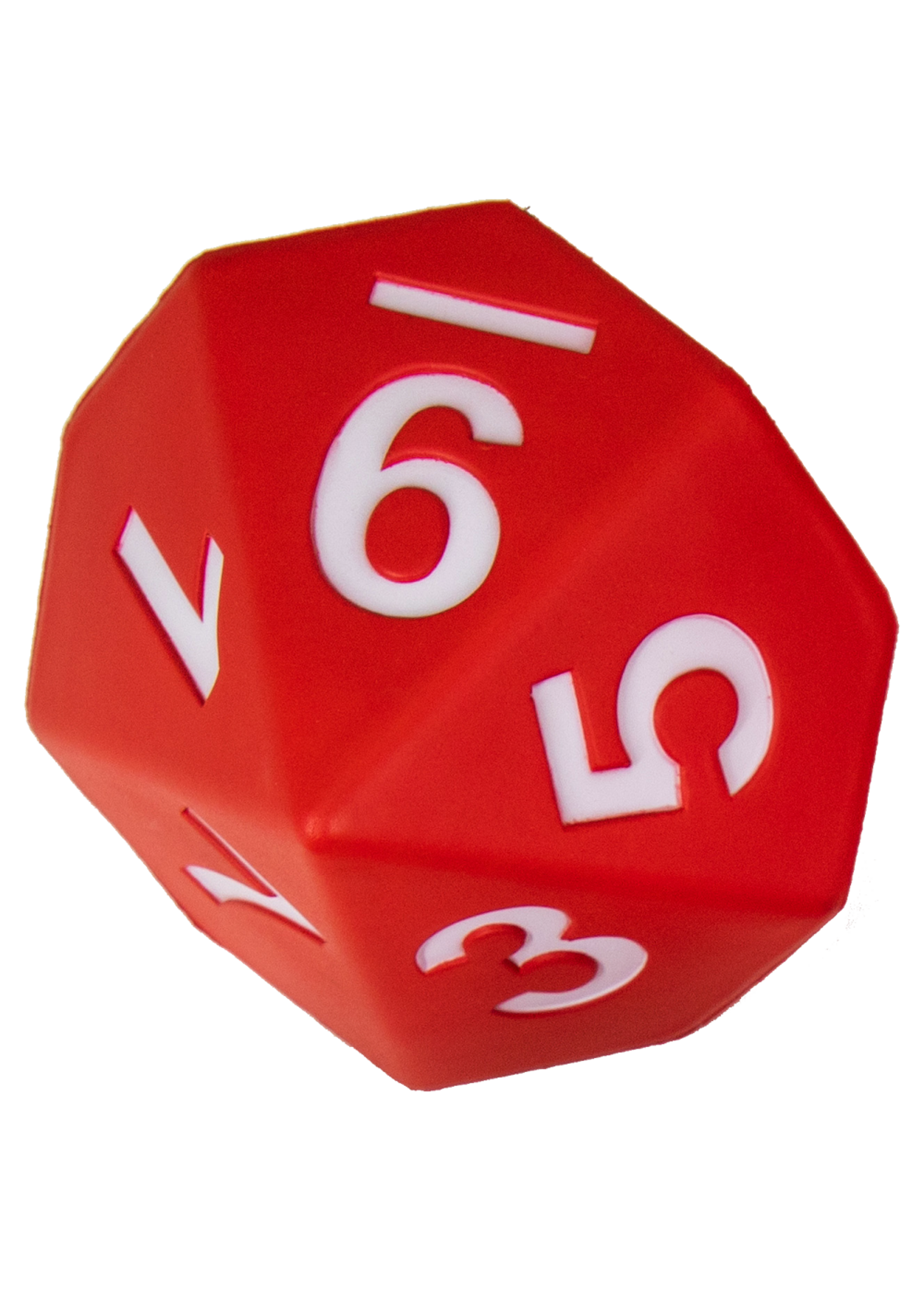 Foam Dice D10 Red