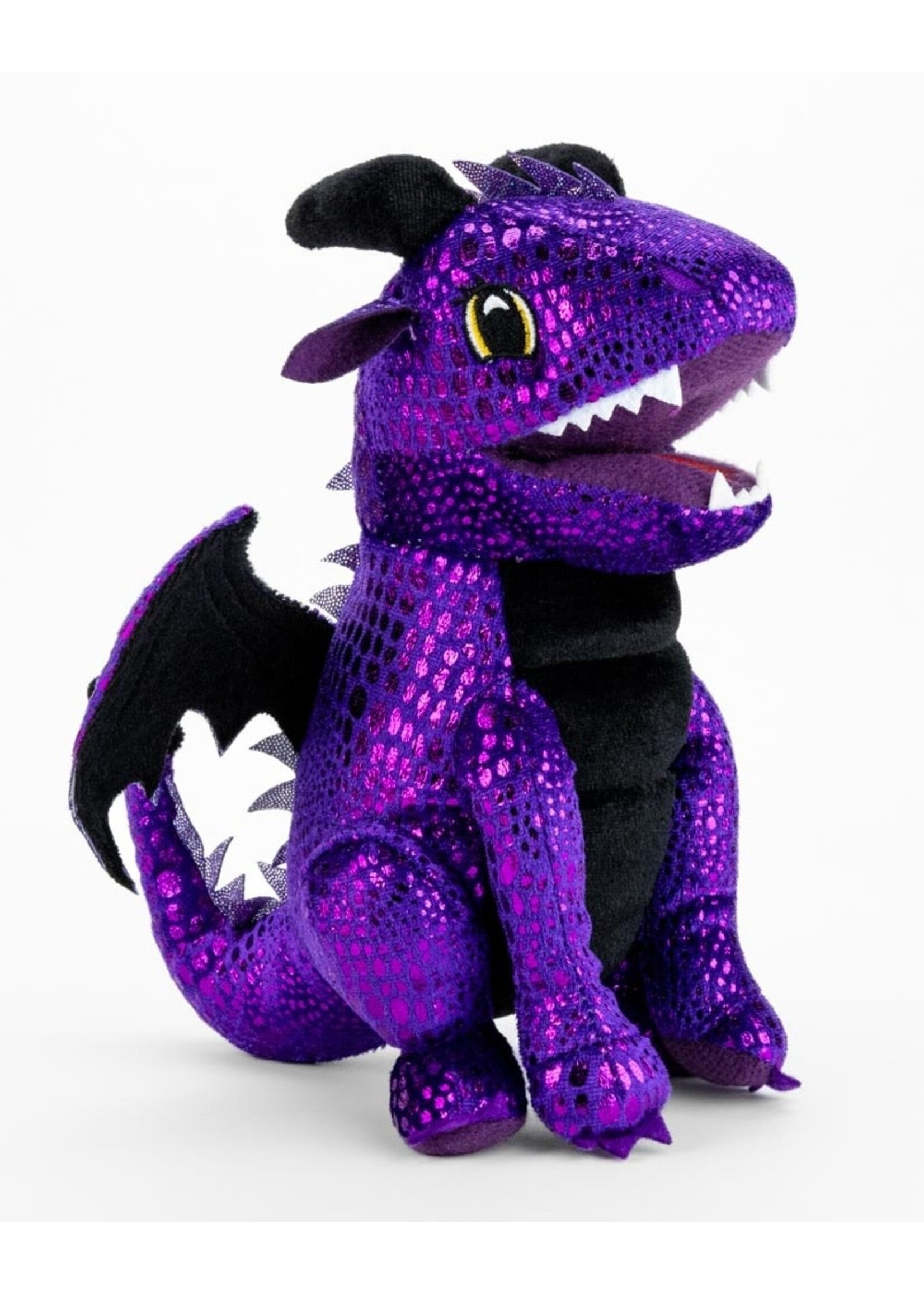 FanRoll Dice Bag Purple Dragon Plush