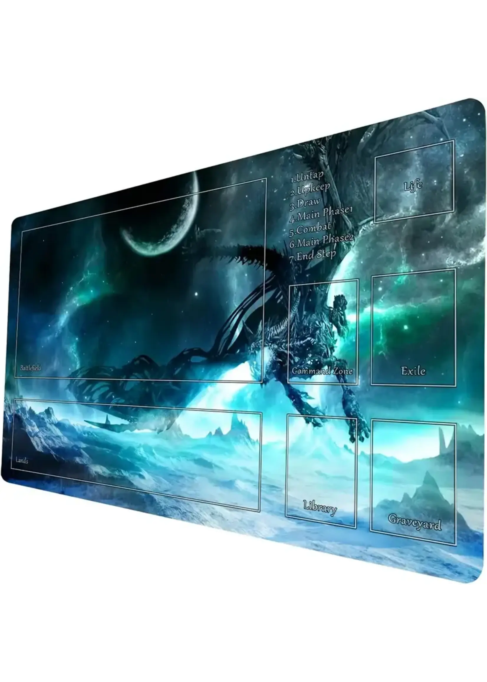 MTG Playmat Skeleton Dragon