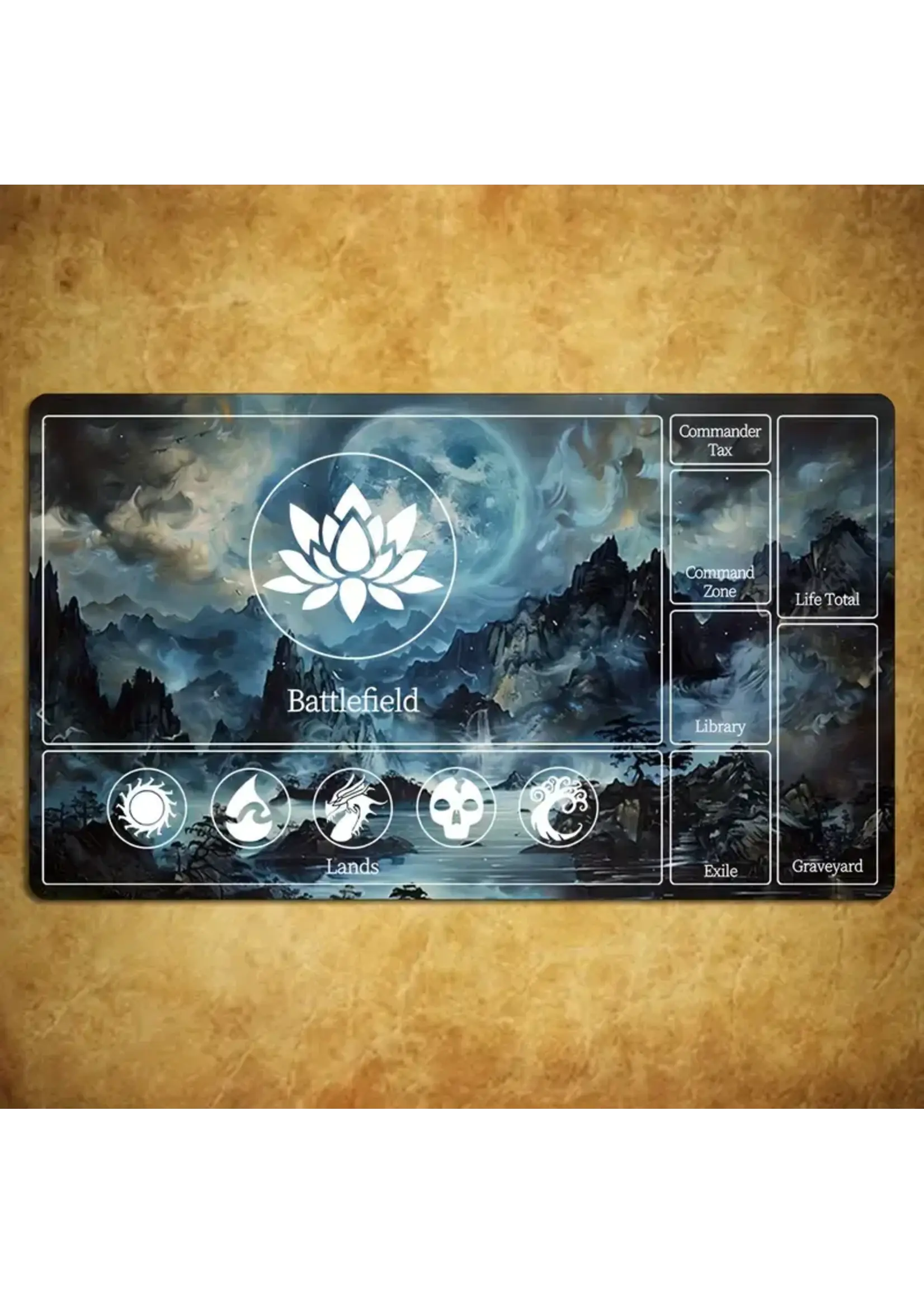 MTG Playmat Mountain Lake