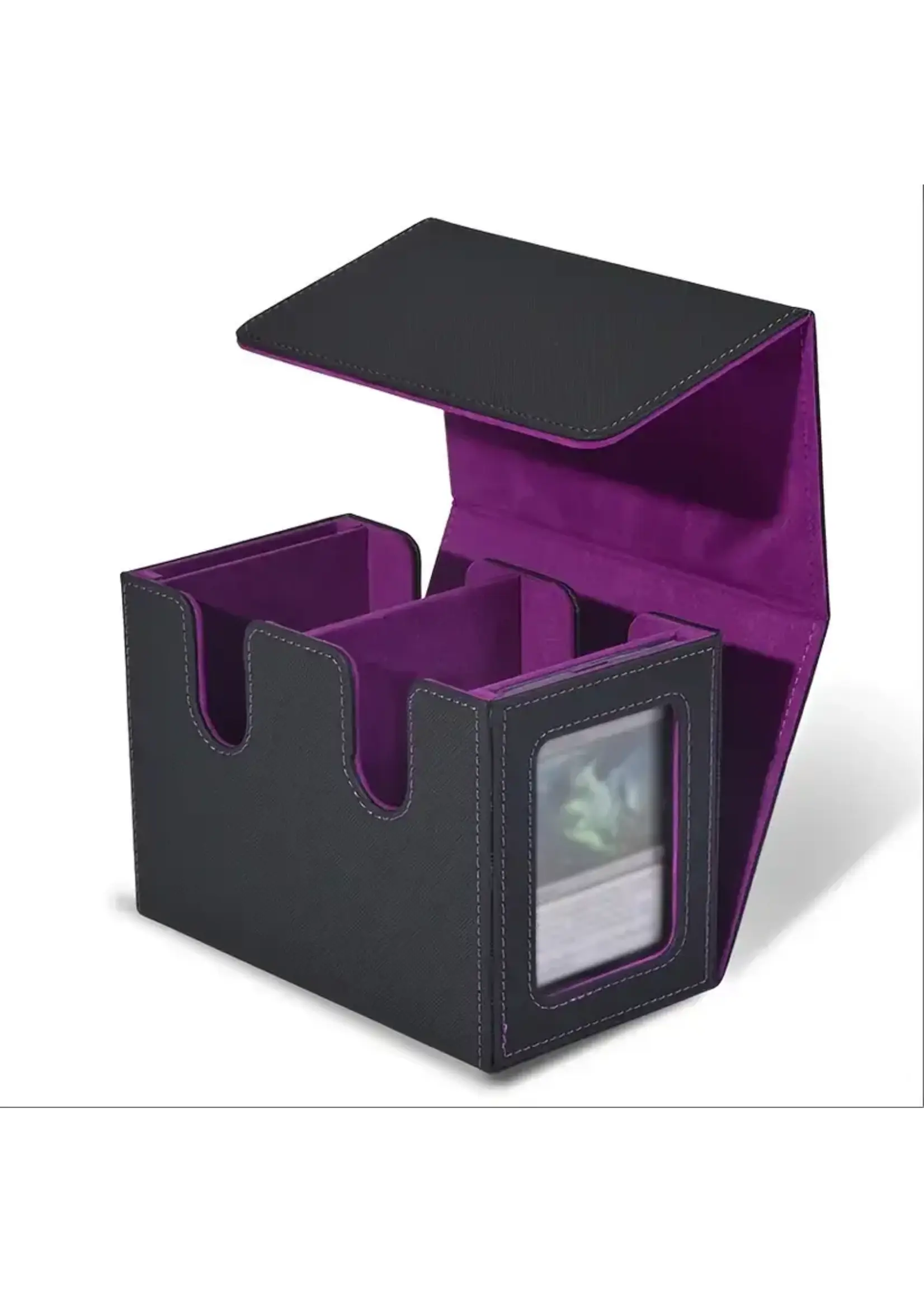 Deck Box 200+ Black & Purple