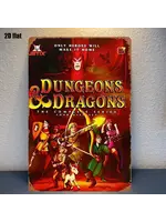 Metal Wall Sign 8x12 Inch D&D Only Heroes Will Make It Home