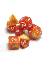 Dice RPG 7pc Vibrant Orange