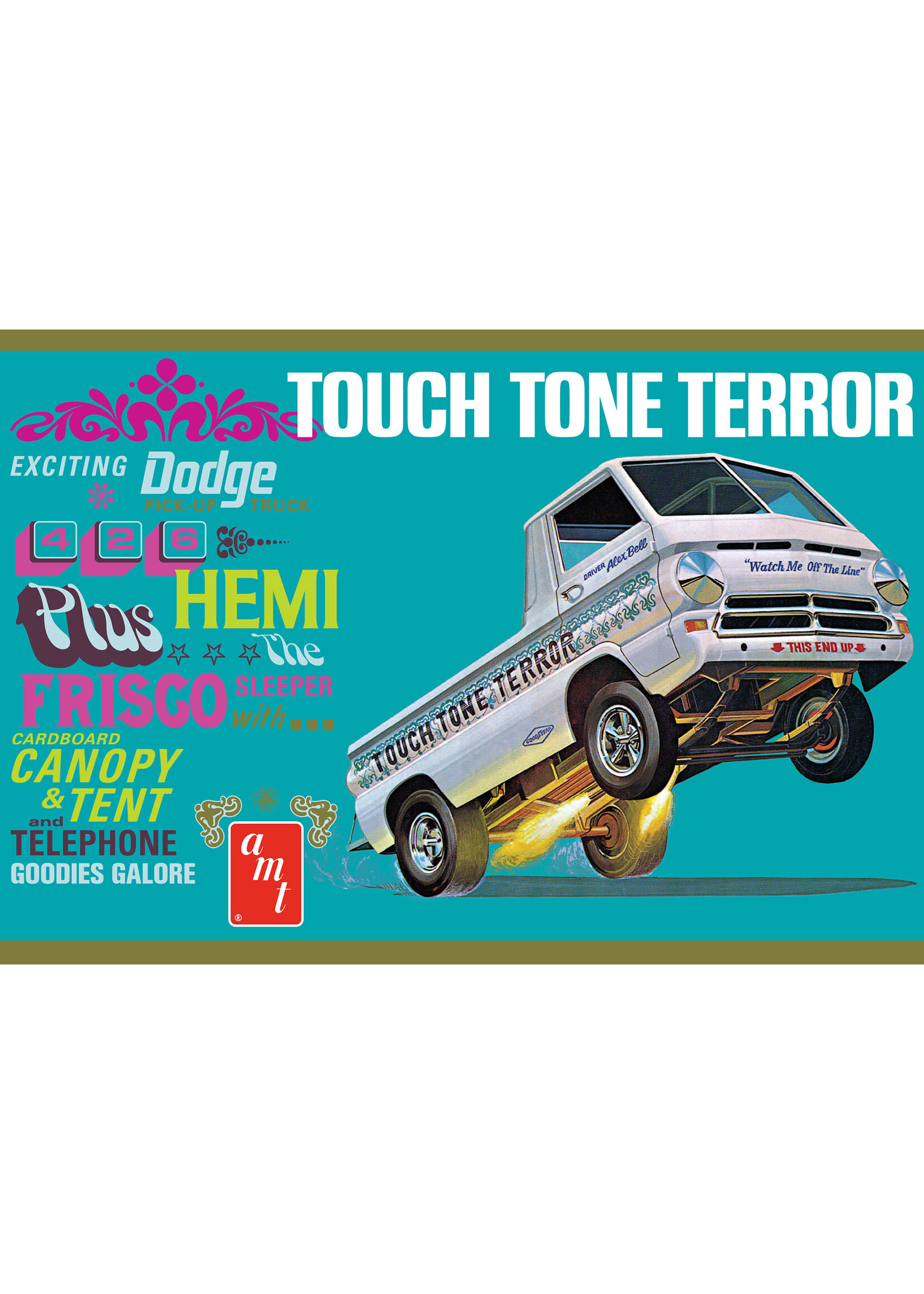 AMT AMT1389 1966 Dodge A100 Pickup Touch Tone Terror (1/25)