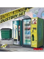 MENG MENGSPS018 Vending Machine & Dumpster Set (1/35)