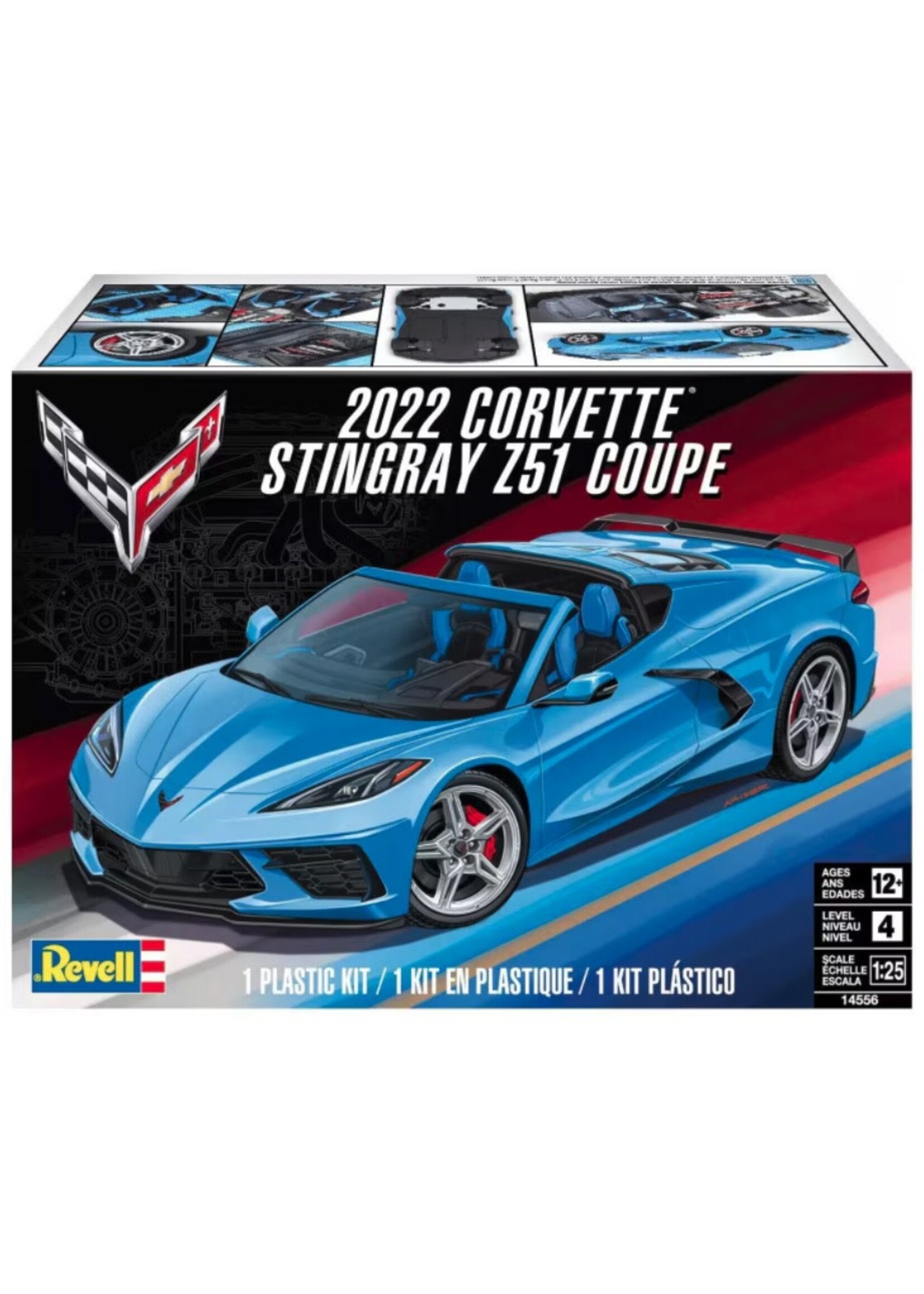 Revell REV4556 2022 Corvette Stingray Z51 Coupe (1/25)
