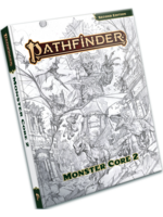 Paizo PF2E Remaster Monster Core 2 HardCover Sketch Cover