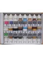 Vallejo VAL70141 Earthtones Paint Set (16pc)