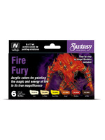 Vallejo VAL70243 Fire & Fury Paint Set (6pc)