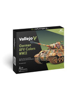 Vallejo VAL70255 German AFV Colors WWII Paint Set (16pc)