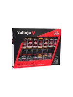 Vallejo VAL72189 Game Color Leather & Metal Paint Set (16pc)