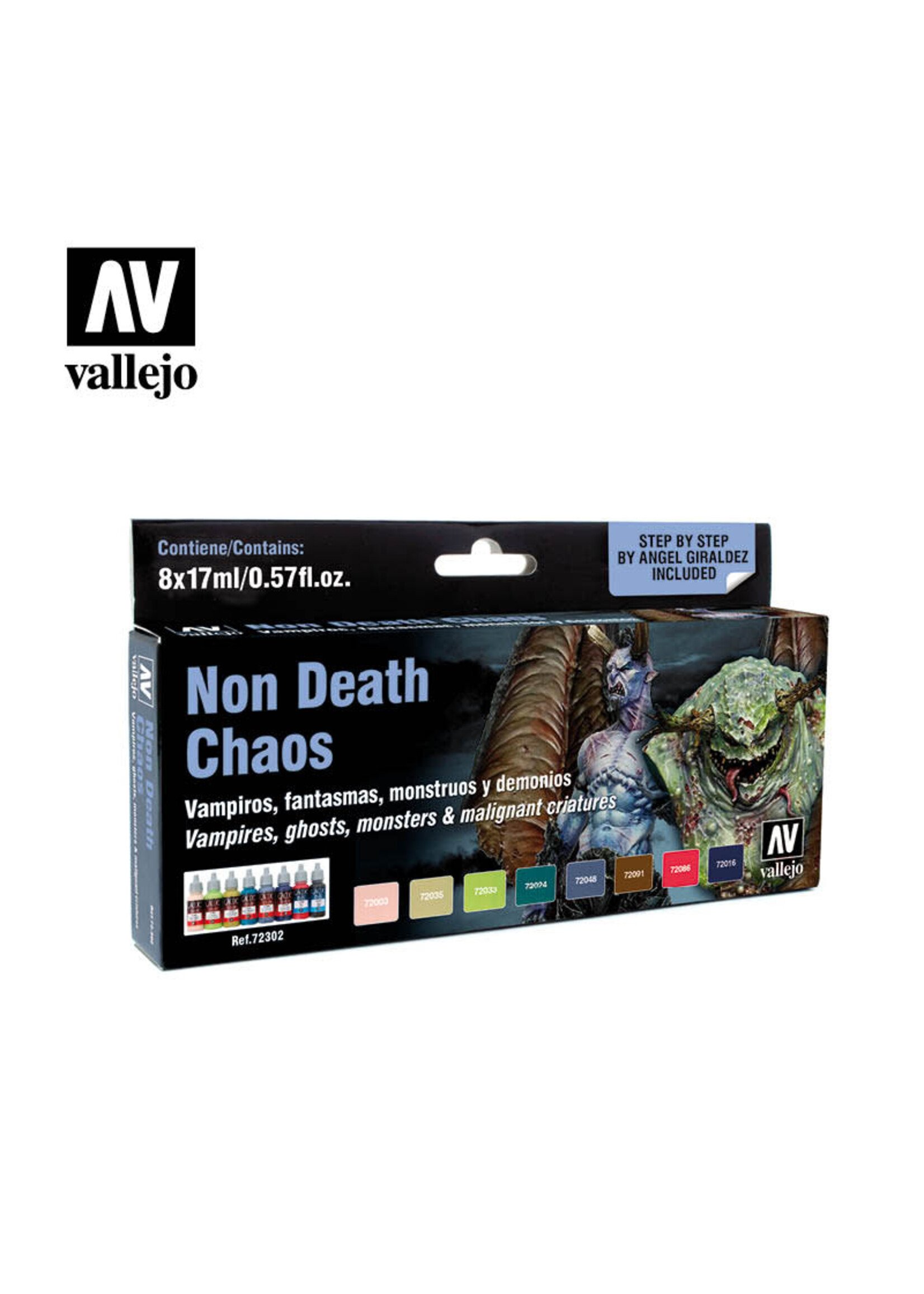 Vallejo VAL72191 Game Color Non Dead Chaos Paint Set (8pc)