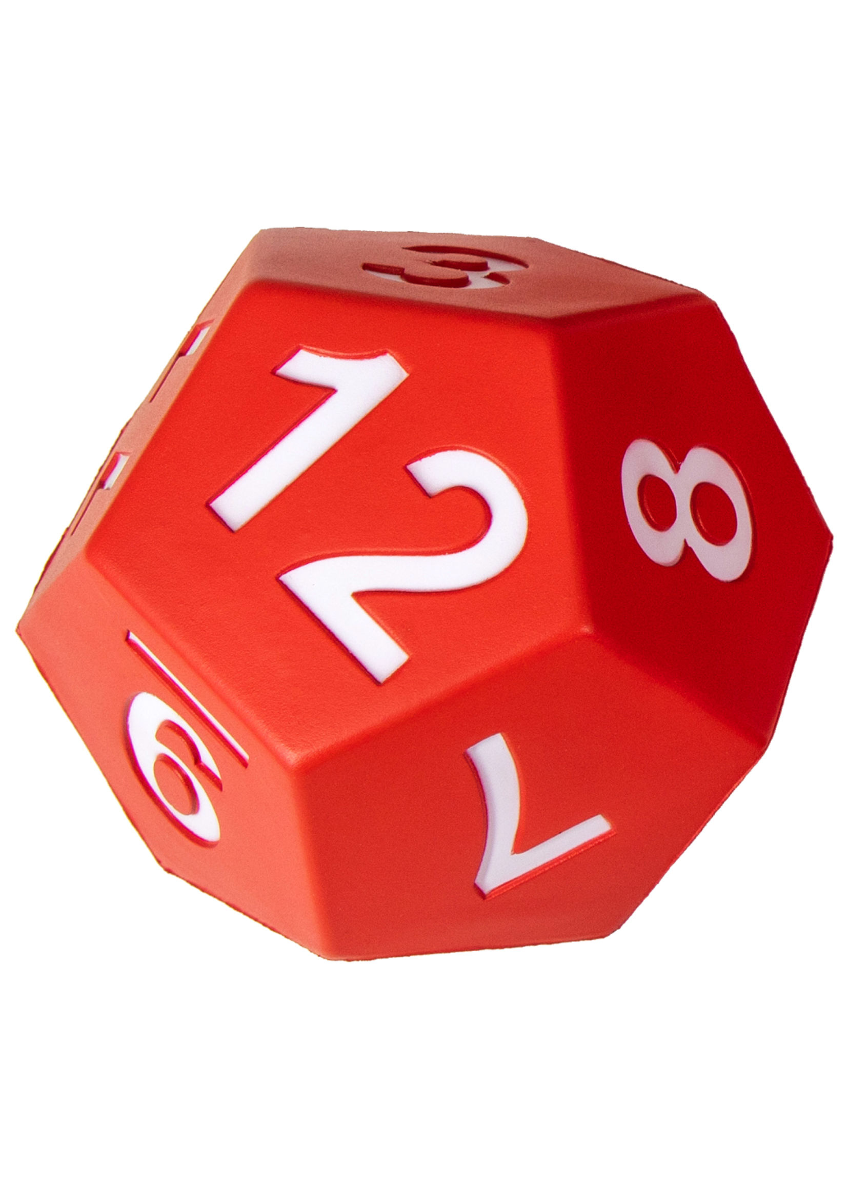 Foam Dice D12 Red